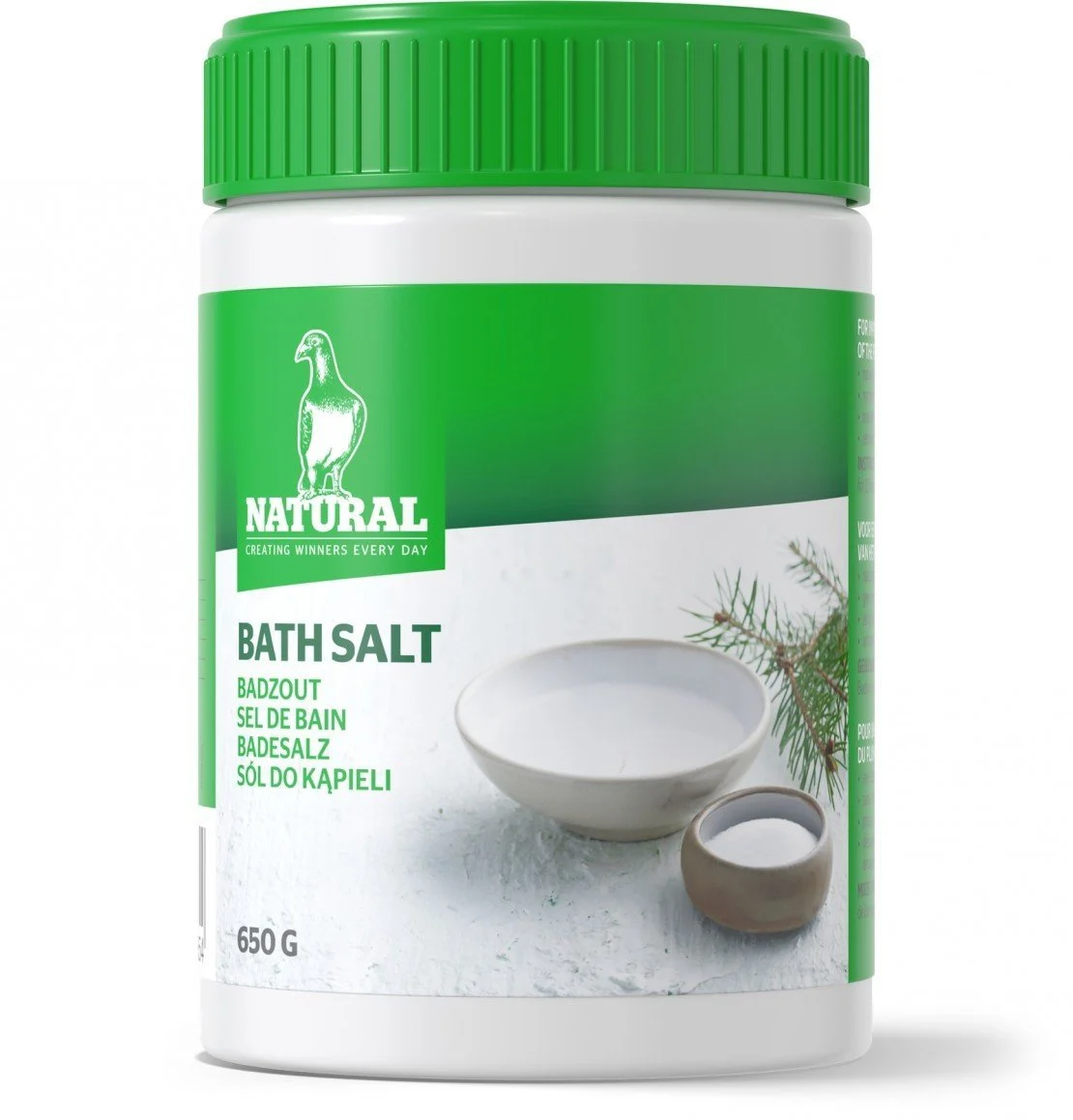 NATURAL BATH SALT 600 GR