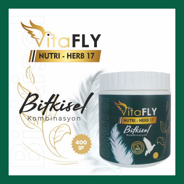 VitaFLY NUTRI-HERB 400 gr (KAFES KUŞLARI VE GÜVERCİNLER İÇİN)